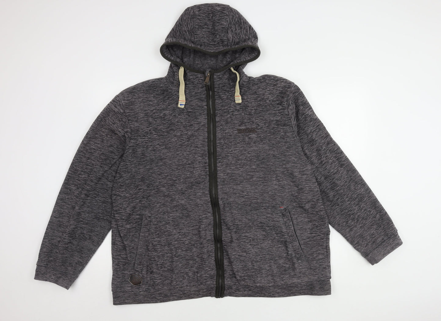 Regatta Men's 2XL Grey Hooded Fleece Jacket