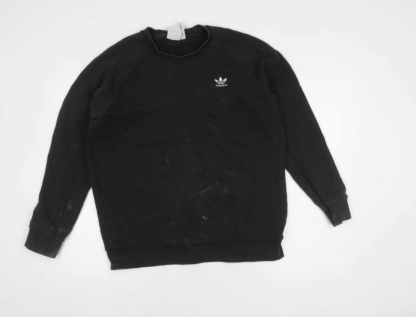 Adidas Men's Black Pullover Sweatshirt M Logo