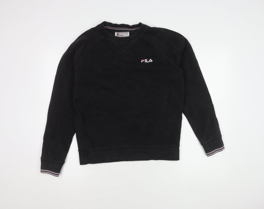 Additional front view of Fila Men's Black XS Pullover Sweatshirt
