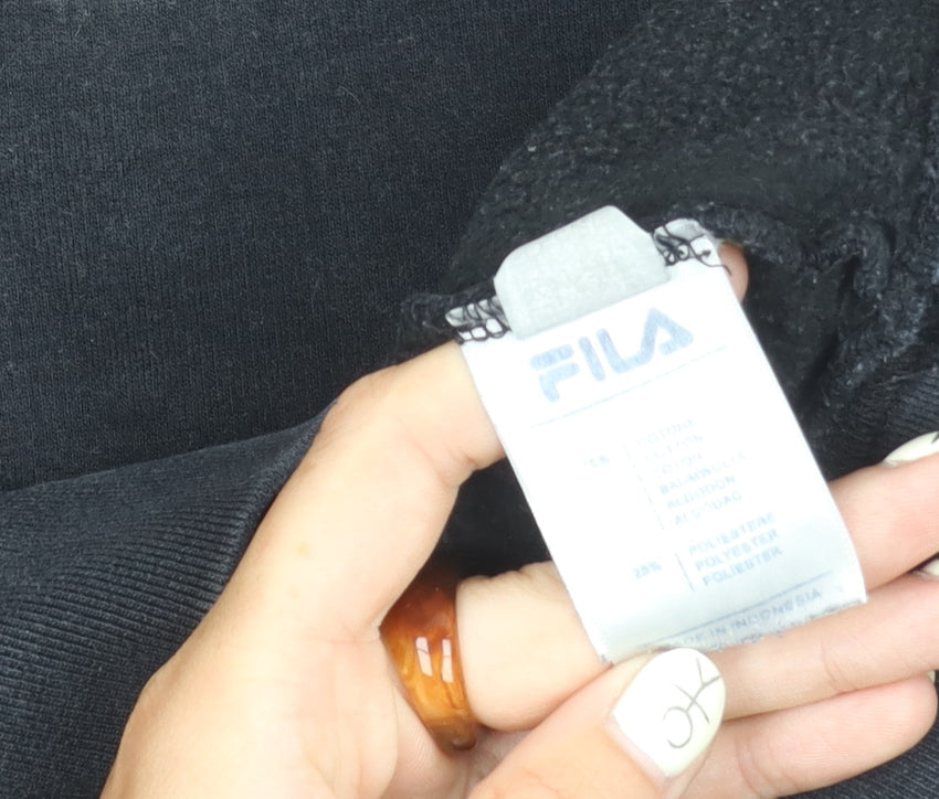 FILA Men's Black XS Pullover Sweatshirt
