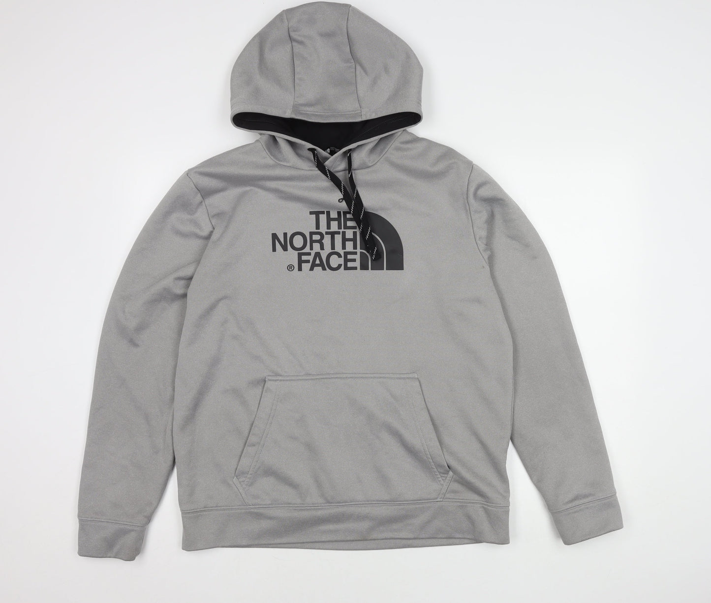 The North Face Men's Grey Logo Hoodie L