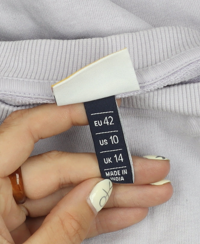 Ellesse Women's Purple Sweatshirt UK 14