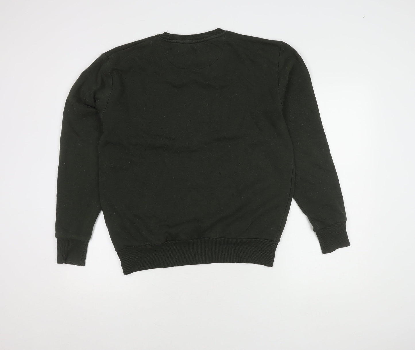 Ellesse Men's Black Graphic Print Pullover Sweatshirt S