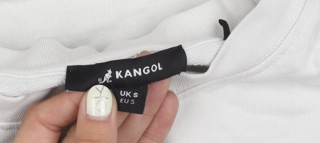 Kangol Men's White Graphic Pullover Sweatshirt Size S