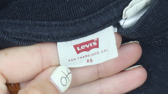 Levi's Women's Black Pullover Sweatshirt XS