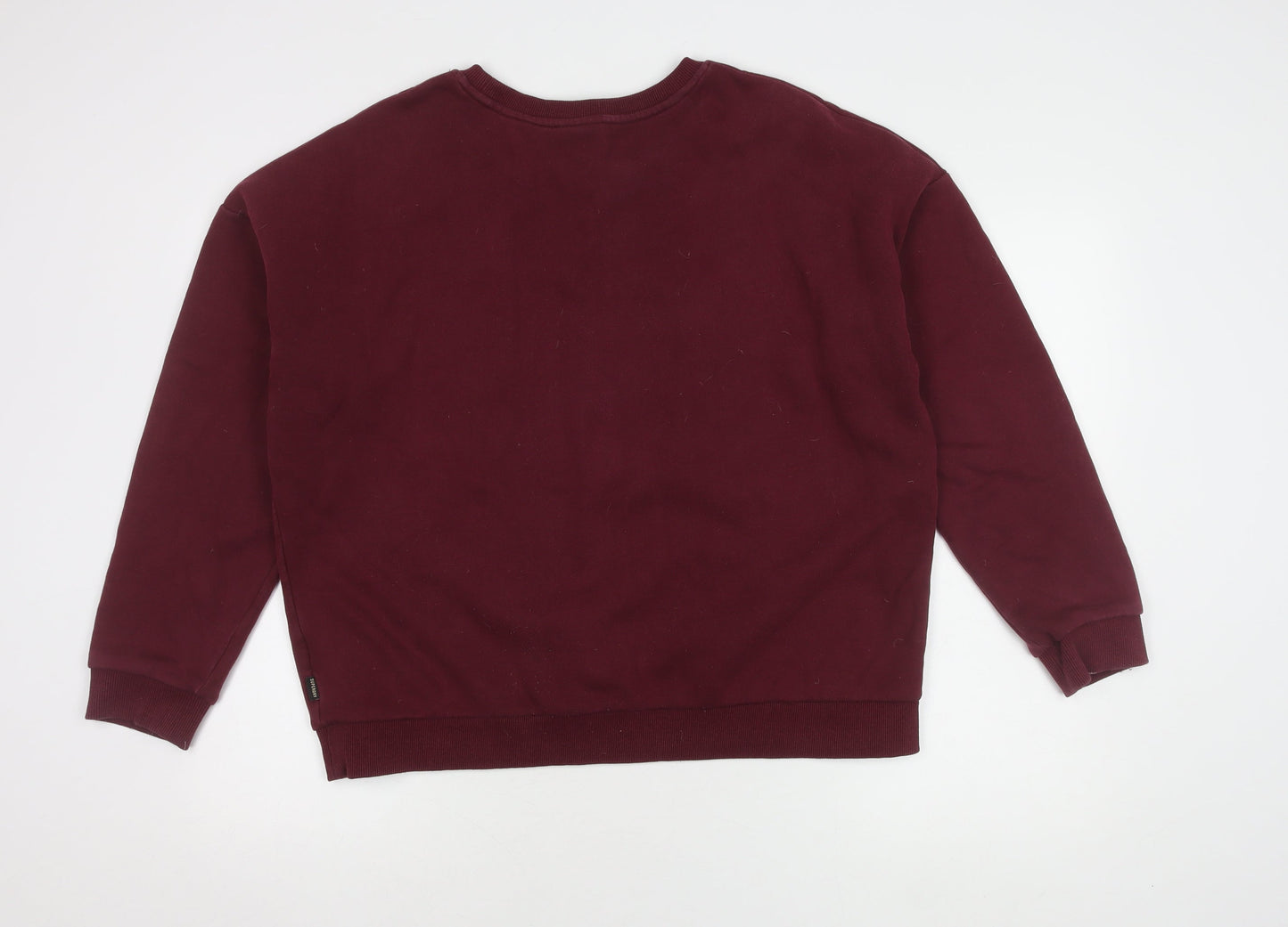 Superdry Women's Red Logo Sweatshirt, Size 16, Pullover
