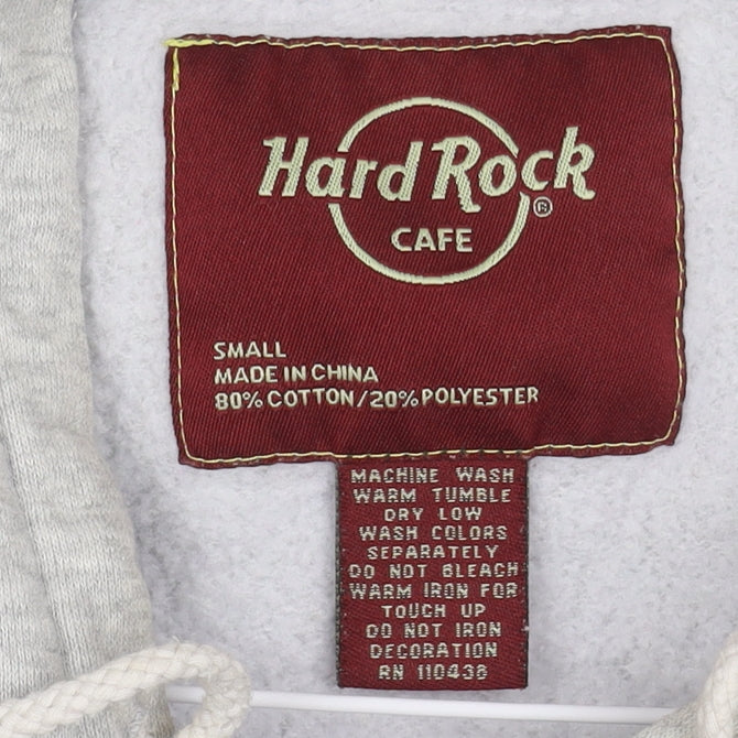 Hard Rock Cafe Unisex Grey Pullover Hoodie - S