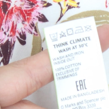 Marks and Spencer Women's Floral T-Shirt Size 12