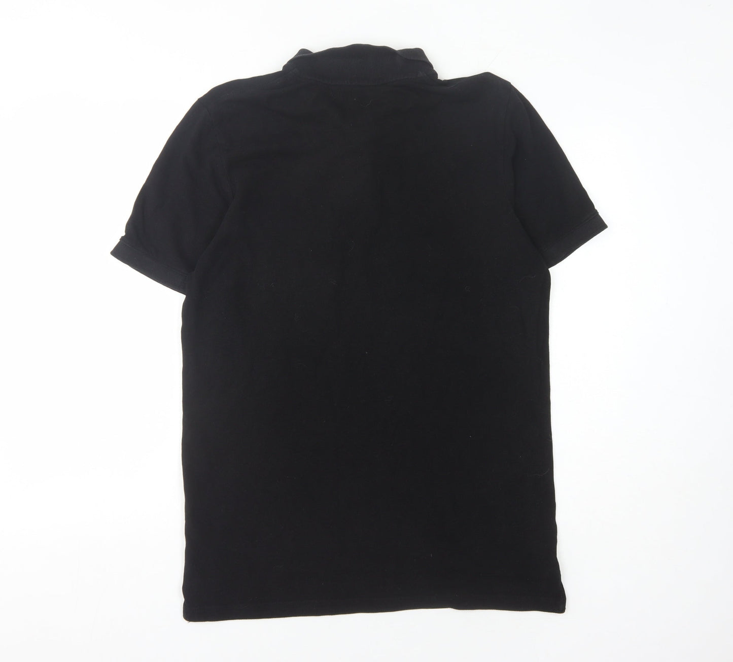 Jack & Jones Men's Black Polo Shirt Size L