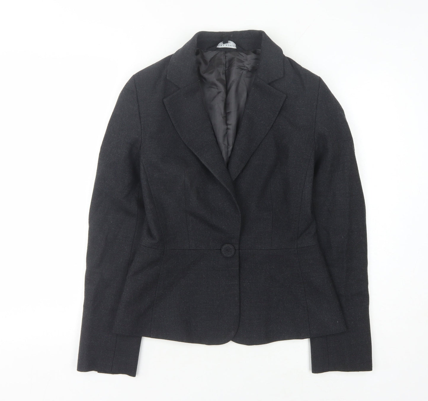Laura Ashley Women's Black S Classic Wool Blazer