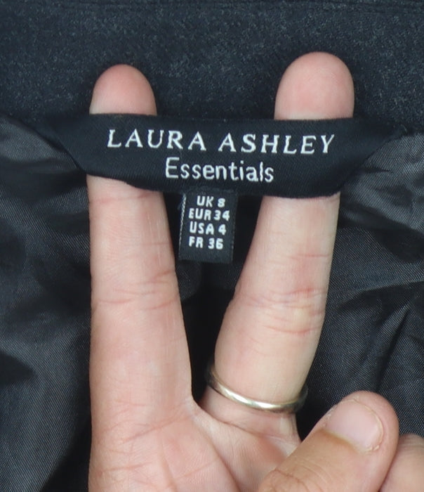 Laura Ashley Women's Black S Classic Wool Blazer