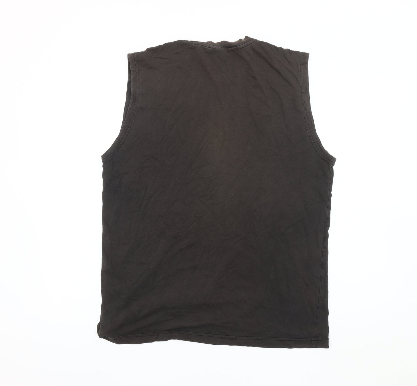 Champion Men's Black XL Sleeveless Cotton Tank Top