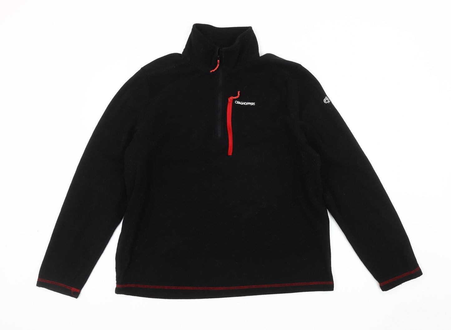 Craghoppers Men's Black Fleece 1/2 Zip Sweatshirt L