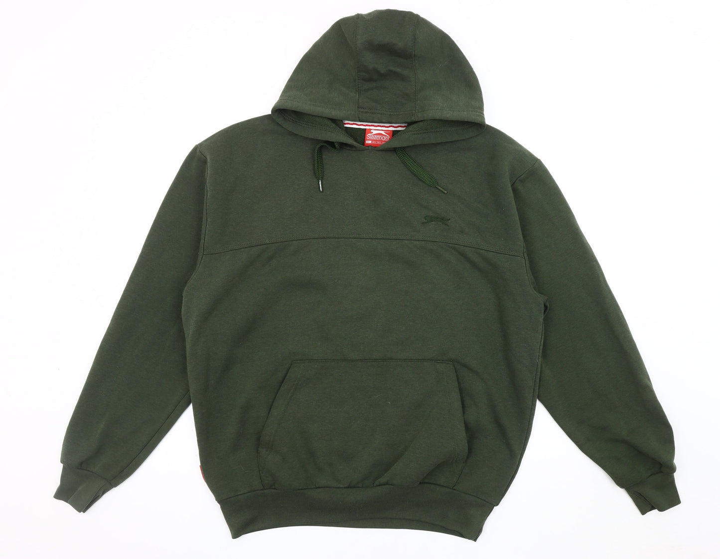 Slazenger Men's Green Pullover Hoodie, L, Sportswear