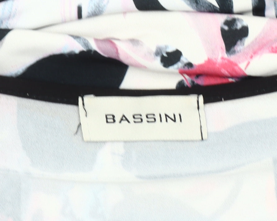 Bassini Women's Floral Top - Size 16, Multi-Colour