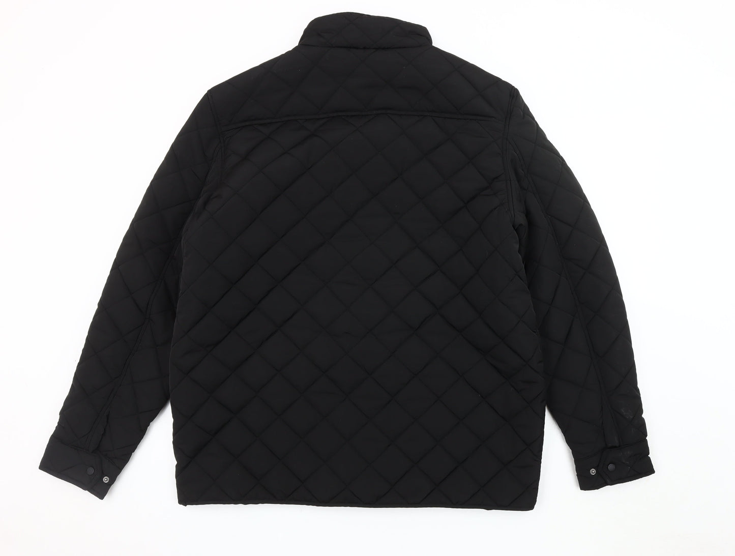 Firetrap Men's Black Quilted Jacket XL Insulated Casual