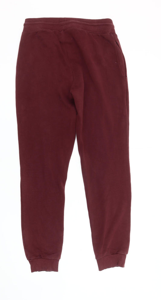 Jack & Jones XS Men's Red Joggers - Elastic Waist, Pockets