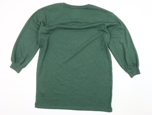 Fat Face Women's Green Pullover Sweatshirt, Size 18