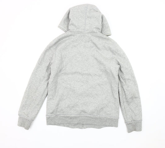 Tommy Hilfiger Teens Grey Logo Hooded Jacket XL