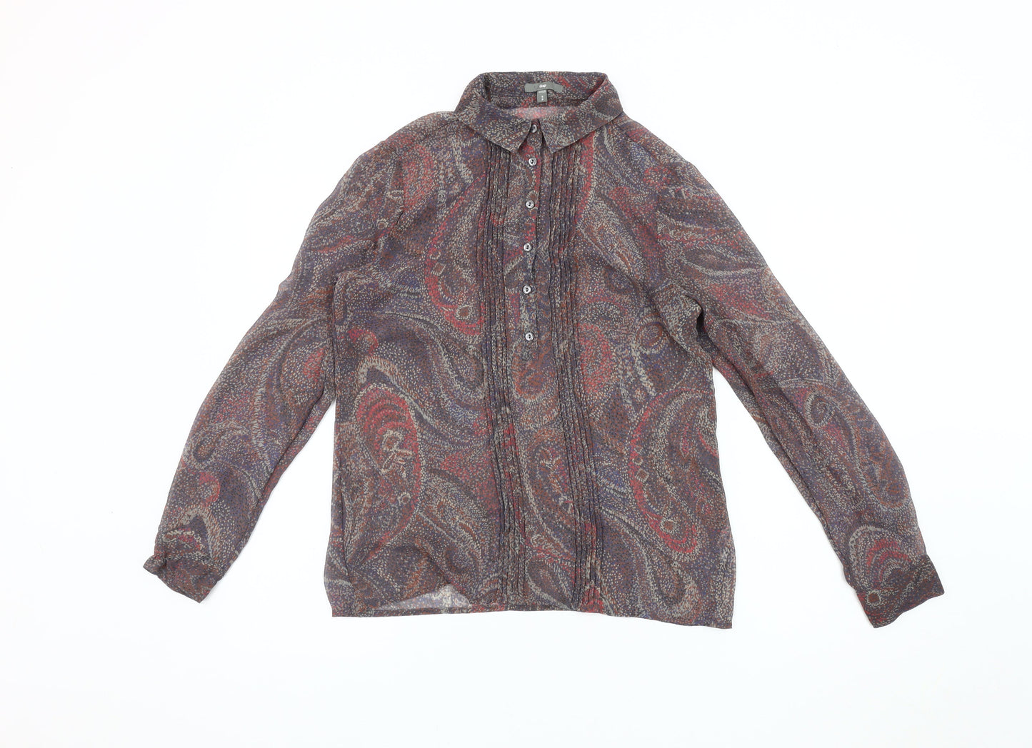 Gap Women's Multicoloured Paisley Blouse, Size S