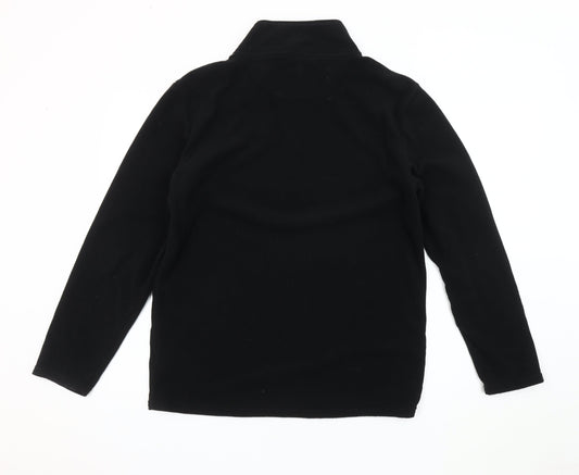 Peter Storm Men's Black Fleece Pullover Sweatshirt, Size S