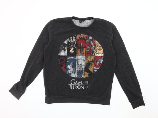 Game of Thrones Men's L Black Pullover Sweatshirt