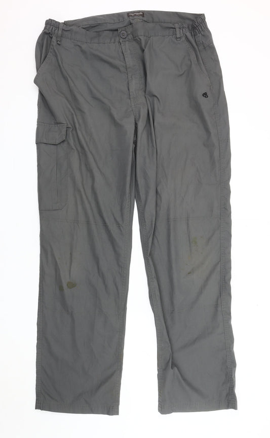 Craghoppers Men's Grey Cargo Trousers L