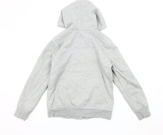Tommy Hilfiger Teens Grey Hooded Logo Jacket Size 12