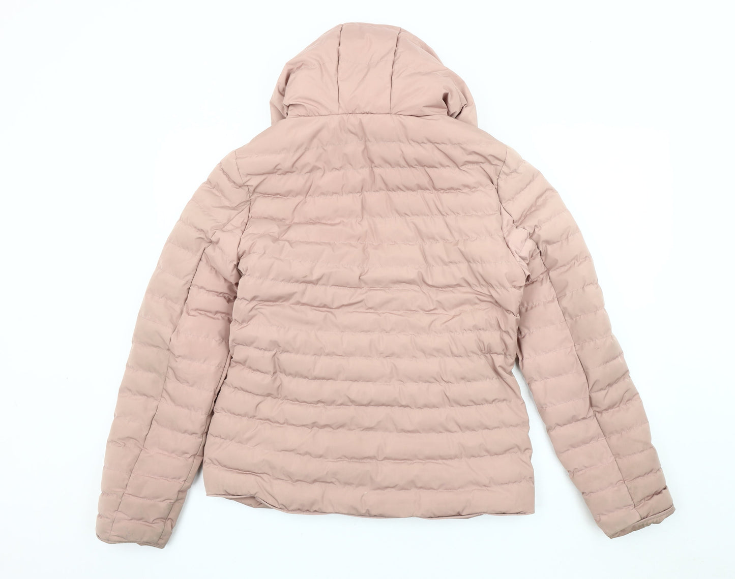 Tokyo Laundry Women's Pink Mid-Length Puffer Jacket