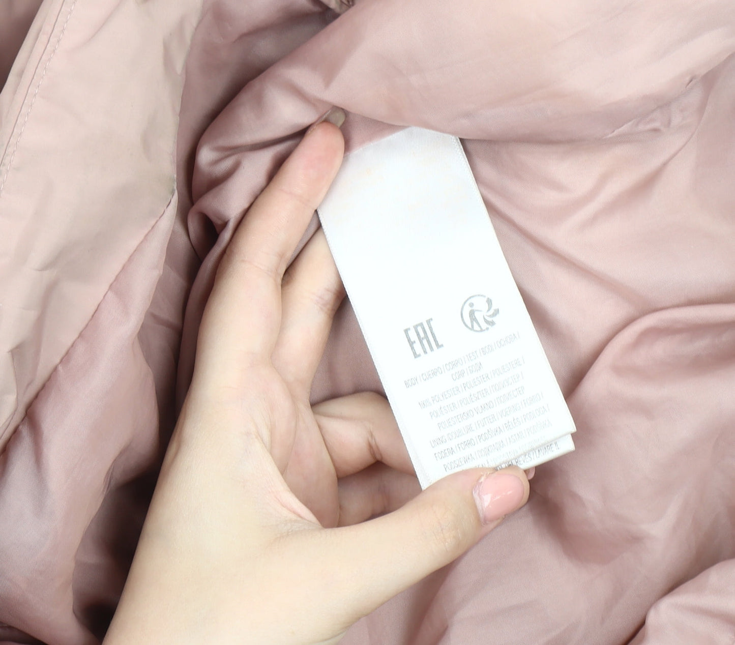 Tokyo Laundry Women's Pink Mid-Length Puffer Jacket