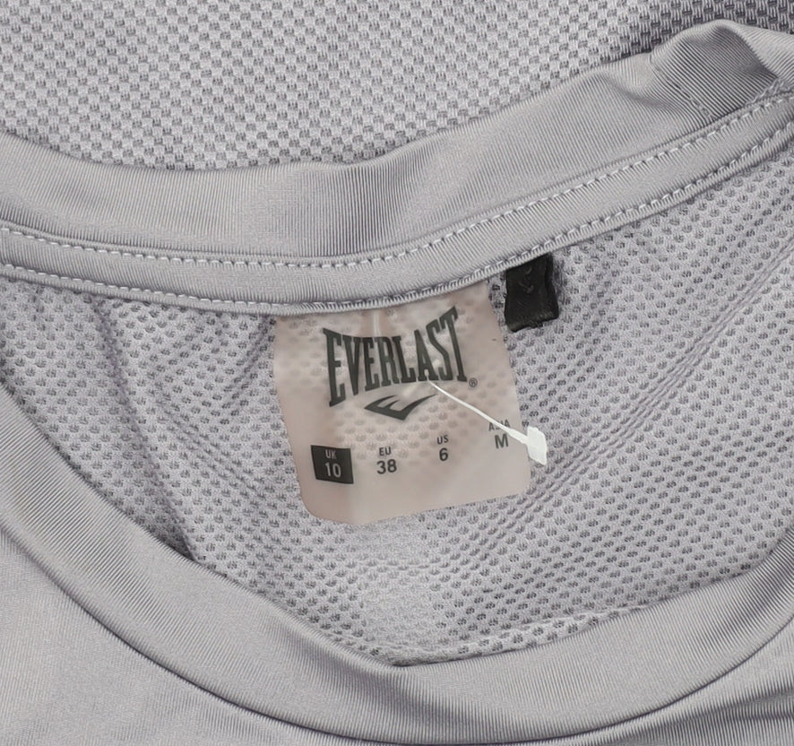 Everlast Women's Grey Athletic T-Shirt Size 10
