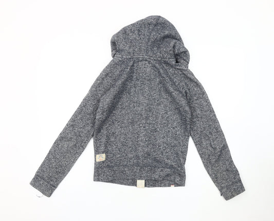 SoulCal & Co Women's Grey Hooded Jacket Size 6