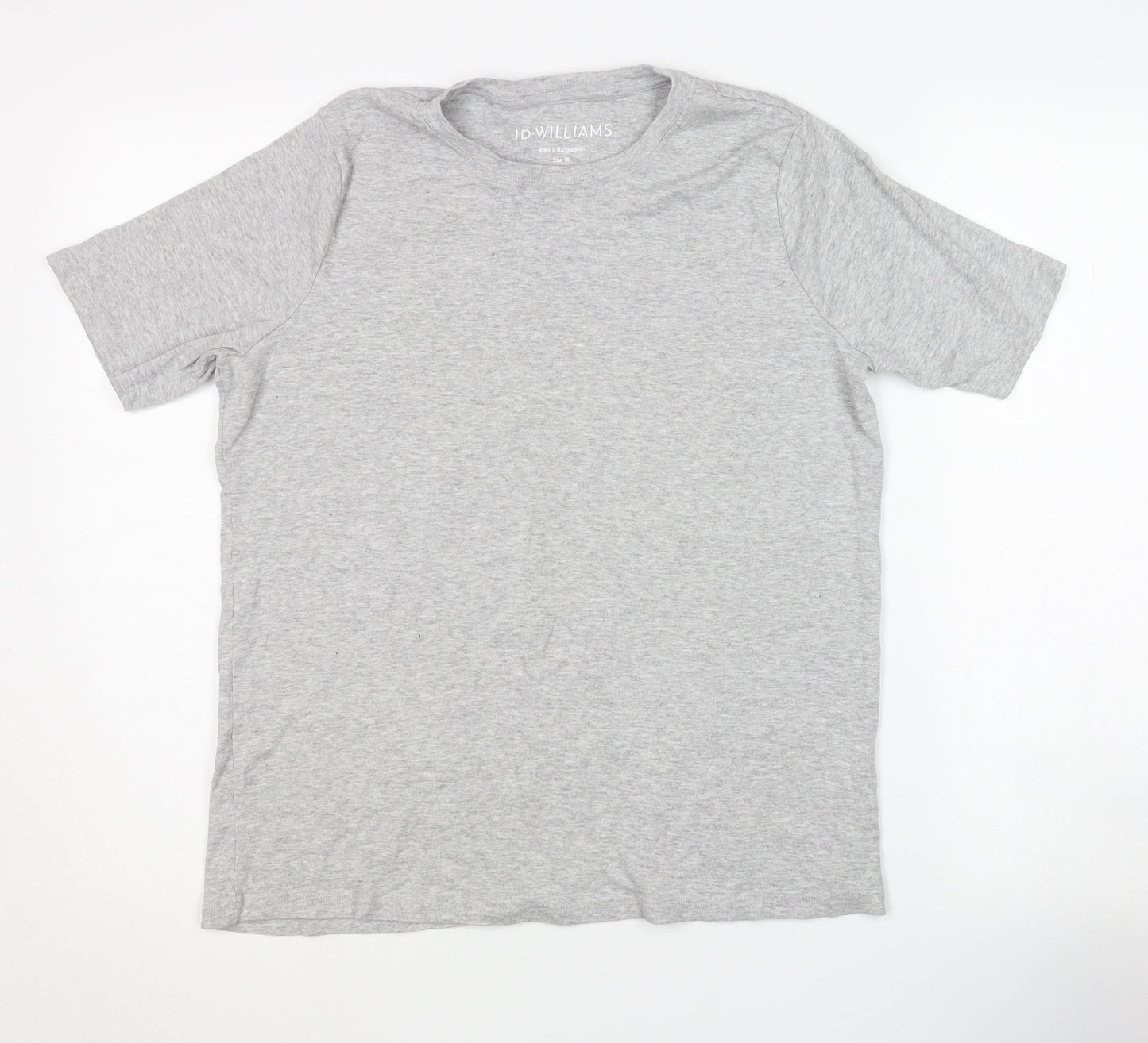 JD Williams Women's Grey Basic T-Shirt Size 16