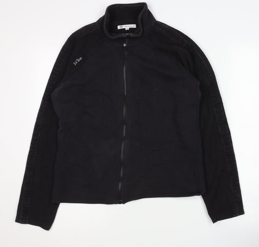 Fat Face Women's Black Fleece Jacket Size 10