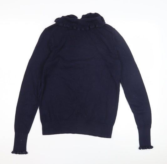 Boden Women's Blue Collared Jumper Size 8