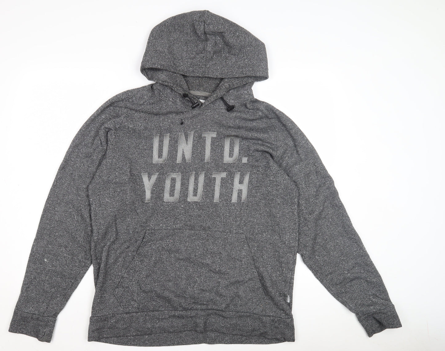 Jack & Jones Men's Grey Pullover Hoodie L