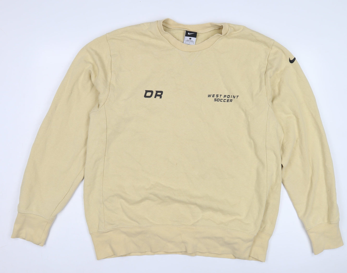 Nike Men's Beige Pullover Sweatshirt, Size L