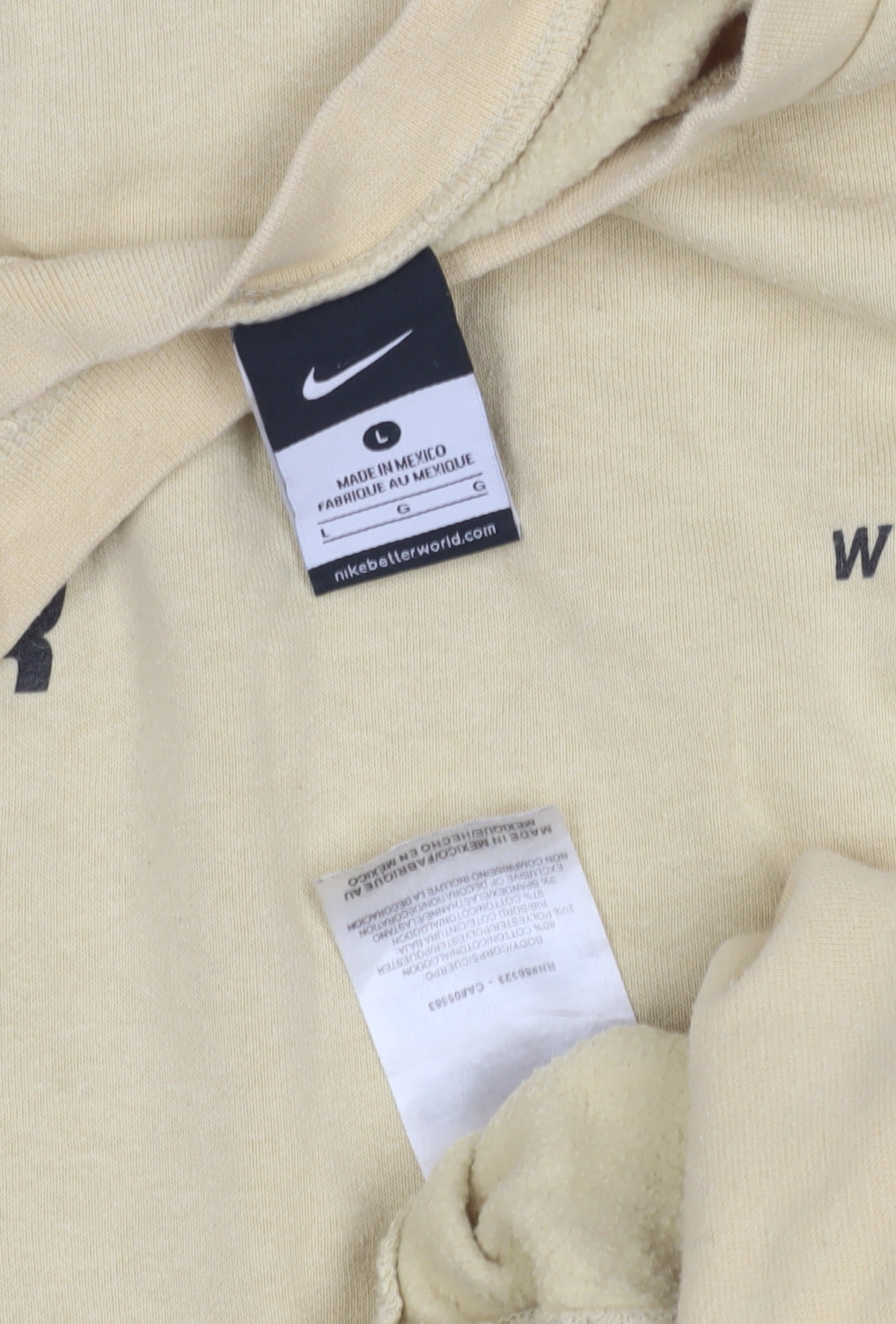 Nike Men's Beige Pullover Sweatshirt, Size L