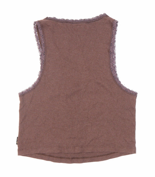Superdry Women’s Brown Lace Tank Top Size S
