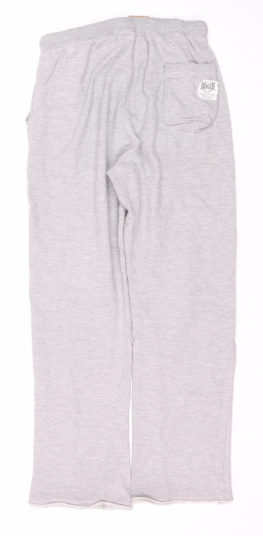Everlast Men's Grey Jogger Trousers M Relaxed Fit