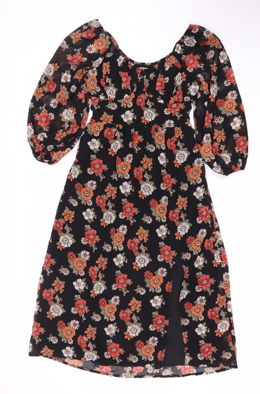 Hollister Women's Floral Off-Shoulder Dress