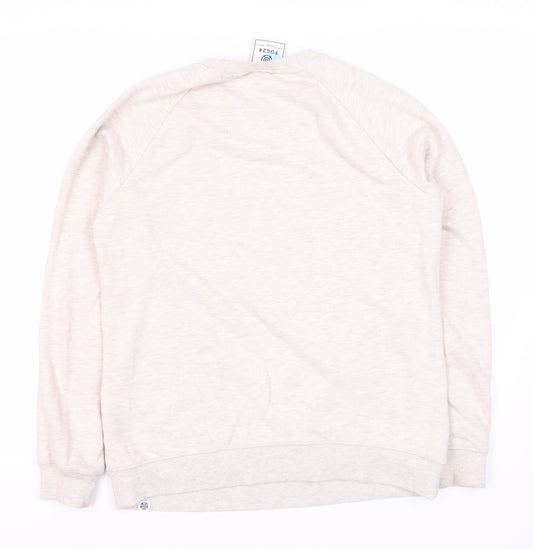 Womens UK 12 Regular TOG24 Ivory Pullover Sweatshirt