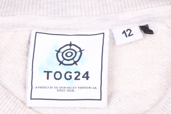 TOG24 Women's Ivory Pullover Sweatshirt Size 12