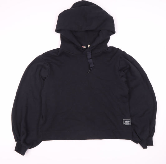 Levi's Women's Black Hoodie XS Pullover Casual