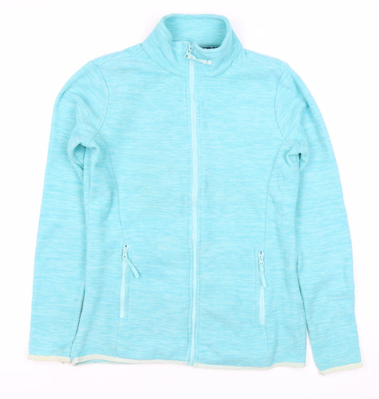 Mountain Warehouse Women's Blue Fleece Jacket Size 8