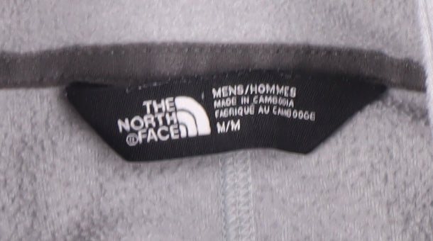 The North Face Men's Grey 1/4 Zip Fleece Sweatshirt M