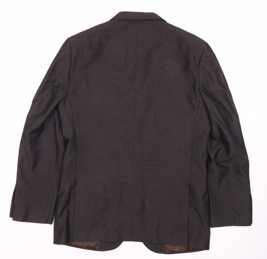 Pierre Cardin Men's Brown Slim Fit Suit Jacket, UK Size 38