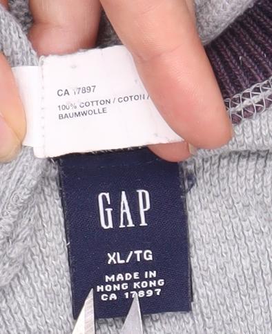 GAP Men's Grey XL Classic Pullover Sweatshirt