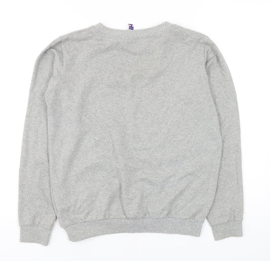 Henry Holland Women's Grey Animal Print Pullover Sweatshirt, Size 8