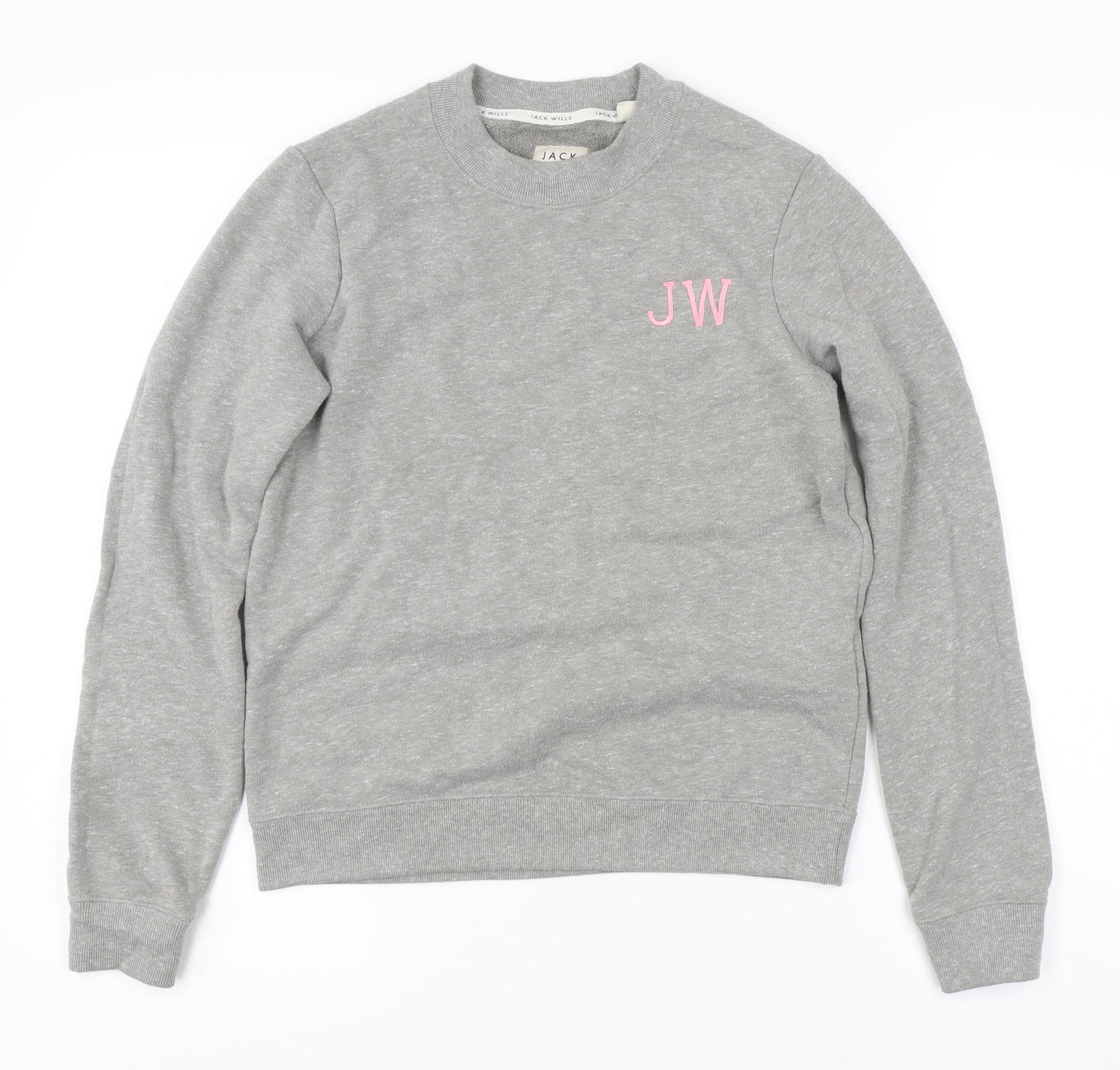Jack Wills Women's Grey Pullover Sweatshirt Size 6